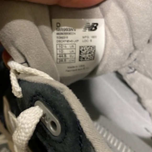 🆕 New Balance Made In Usa 993 KITH Navy - Picture 10 of 11